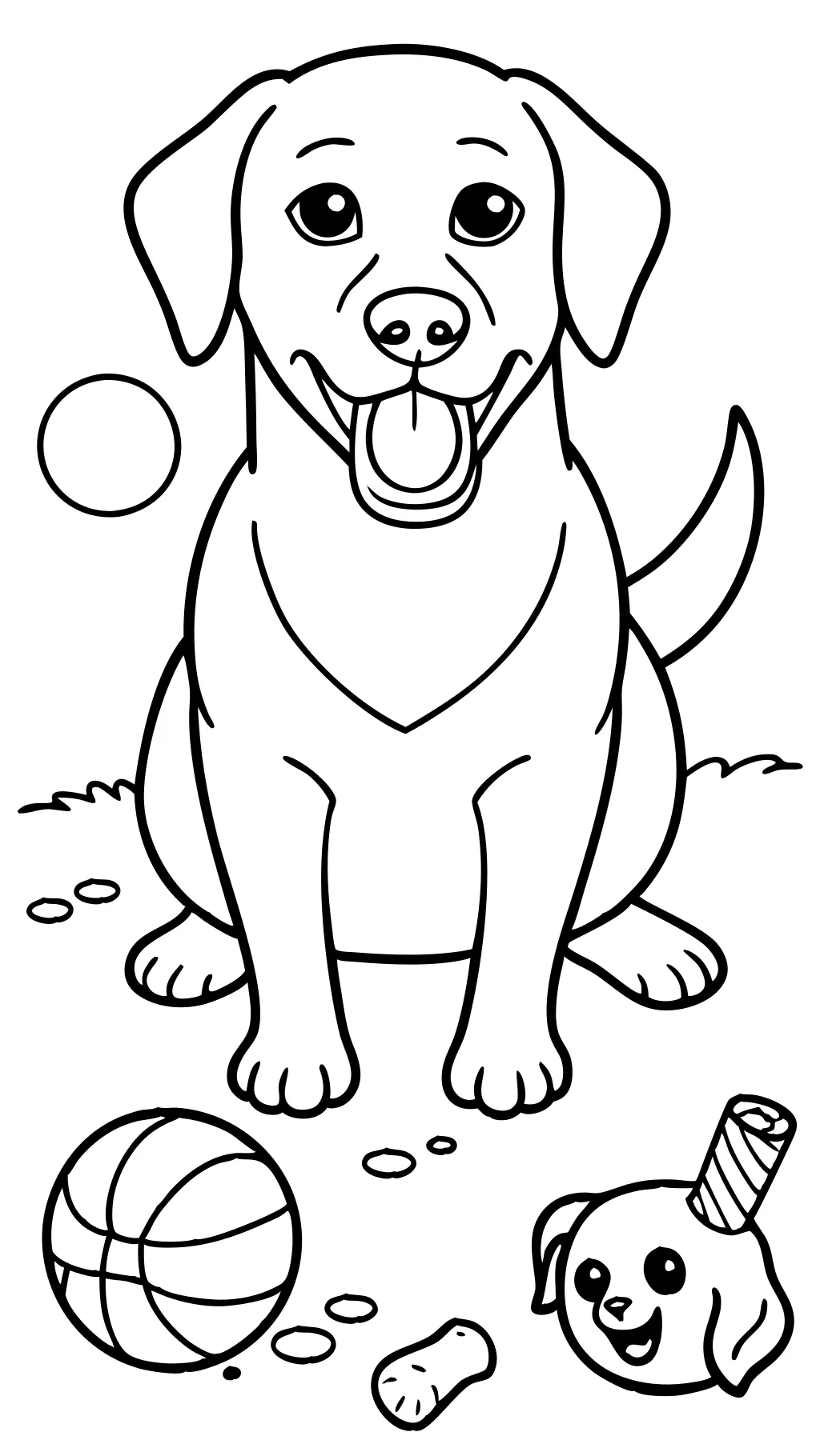 labrador coloring pages